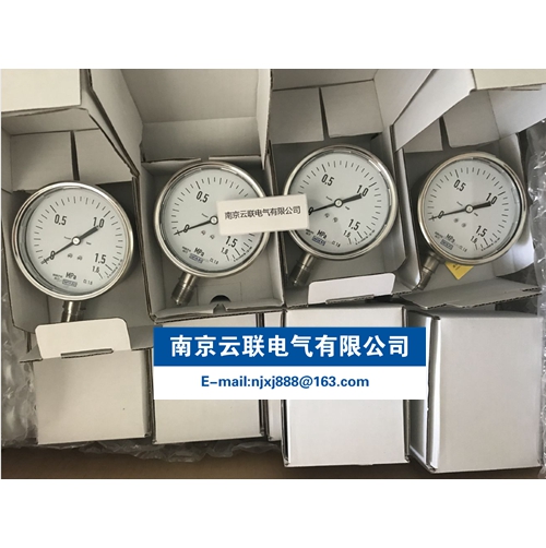 WIKA PGE232.100 波登管压力表，不锈钢材质 过程工业，标准型，NS 63、100和160