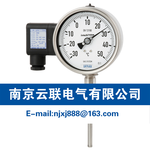 WIKA 温度计 TGT73 带电信号输出的气包式温度计