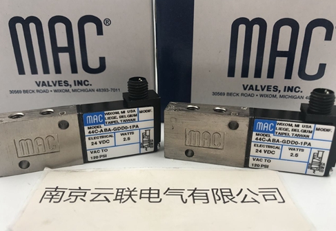 MAC电磁阀44C-ABA-GDD0-1PA