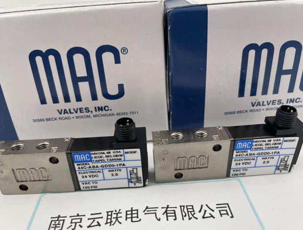 MAC 电磁阀solenoid valve 44C-ABA-GDD0-1PA