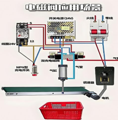 工业自动化电磁阀的应用场景与核心优势，赋能智能制造升级